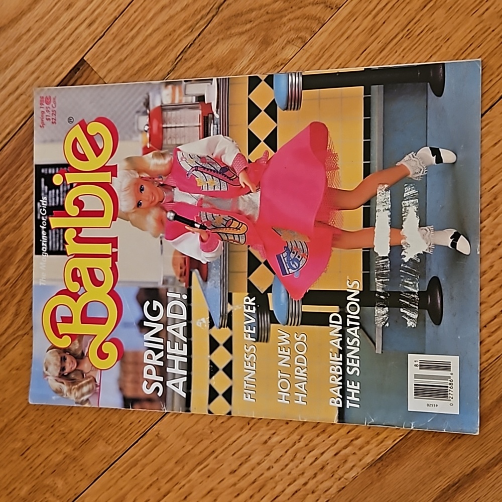 VINTAGE BARBIE MAGAZINE THE MAGAZINE FOR GIRLS SPRING 1988 SPRING Collec…